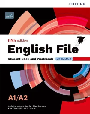 EOI ENGLISH FILE A1/A2 SBWB W/O KEY PK 5ED