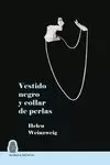 VESTIDO NEGRO Y COLLAR DE PERLAS