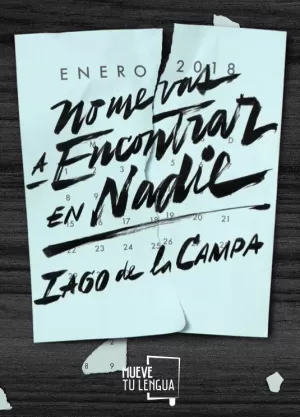 NO ME VAS A ENCONTRAR EN NADIE