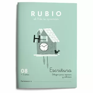 (1) CUAD RUBIO ESCRITURA 08 DIBUJOS (COLOR)