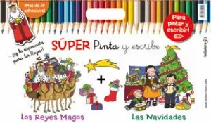 SÚPER PINTA Y ESCRIBE LAS NAVIDADES