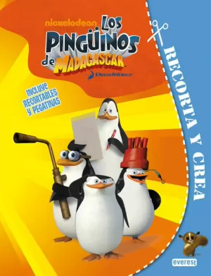 LOS PINGÜINOS DE MADAGASCAR. RECORTA Y CREA