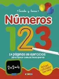 ESCRIBE Y BORRA NÚMEROS 123