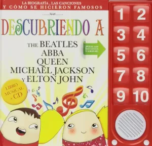 DESCUBRIENDO A... THE BEATLES, ABBA, QUEEN. MICHAEL JACKSON Y ELTON JOHN. LIBRO