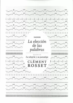 LA ELECCIÓN DE LAS PALABRAS